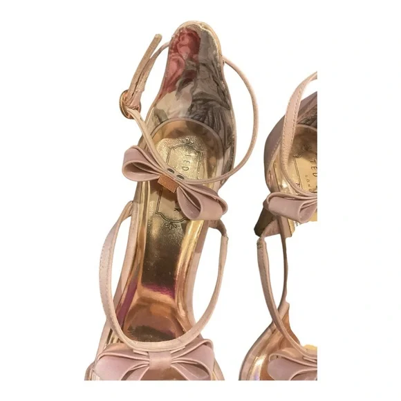 Ted Baker Women's Pink Nuscala Ankle Strap Sandals Size 9 - Picture 15 of 16